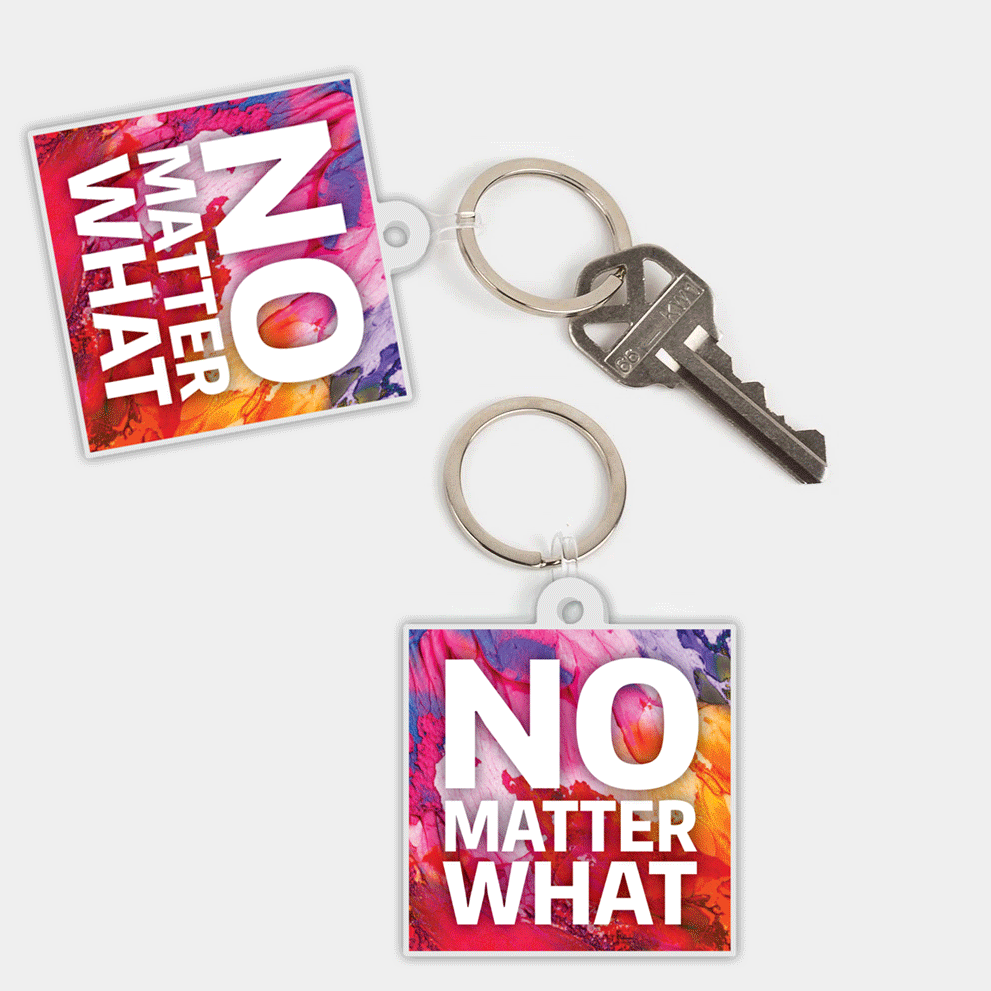 Lucite Keychain